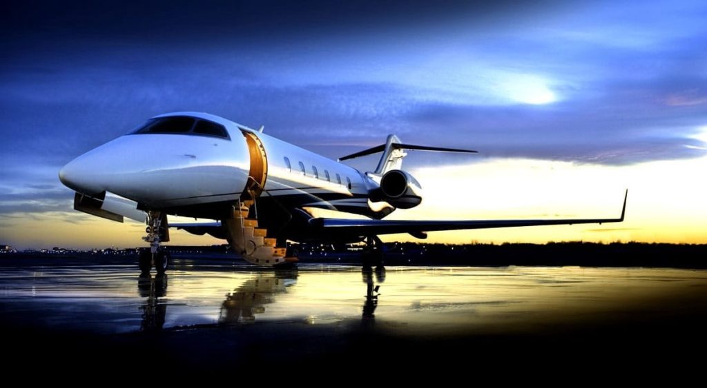 Jet charter flights